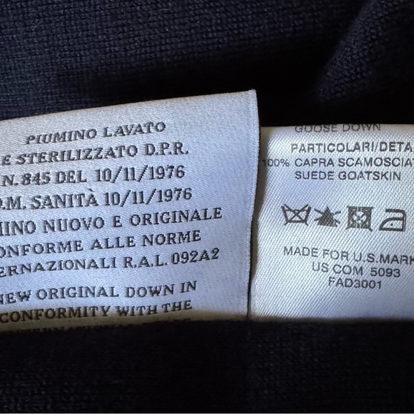 Loro Piana Storm System Goose Down Jacket – Navy, Size M - Picture 6 of 8